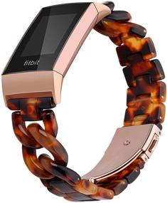 img 4 attached to Смола Ayeger Resin Band совместима с Fitbit Charge 4