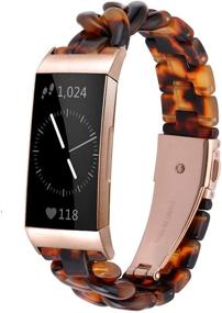 img 2 attached to Смола Ayeger Resin Band совместима с Fitbit Charge 4