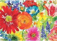 anwiner flower paint by numbers diy canvas painting kit for adults - 20x16inch pictures, acrylic pigments, paintbrushes included logo