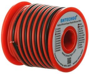 img 4 attached to 🔌 BNTECHGO 16 Gauge Flexible 2 Conductor Parallel Silicone Wire Spool - Red Black - High Temperature Resistant 200°C, 600V - Ideal for Single Color LED Strip, Extension Cable, Cord