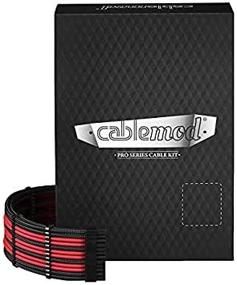 img 4 attached to 🔴 CableMod RT-Series PRO ModMesh кабельный комплект для ASUS и Seasonic - BLACK / RED: Поднимите эстетику и производительность своего ПК!