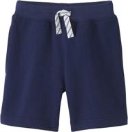 adorable moon back shorts for little boys by hanna andersson logo