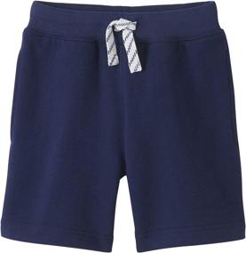 img 3 attached to Adorable Moon Back Shorts for Little Boys by Hanna Andersson