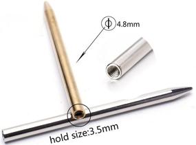 img 3 attached to Paracord Stainless Stitching Needle Different Color【Gold