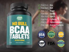 img 1 attached to 💪 Raw Barrel BCAA Tablets - 120 Pills, Extra Strong 1000mg Per Tablet - Premium 2:1:1 BCAA Ratio Supplement - Non-GMO Natural Ingredients for Optimal Muscle Recovery