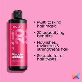 img 2 attached to 🌟 Ultimate Hair Savior: MATRIX Total Results Miracle Creator Hair Mask for Repairing and Strengthening Damaged Hair