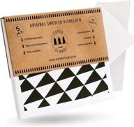 superscandi printed swedish dishcloths sergels logo