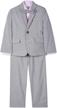 calvin klein little 4 piece formal boys' clothing in suits & sport coats logo