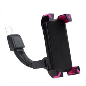 img 2 attached to 📱 Leagway Motorcycle Phone Holder - Secure Mount for Samsung Galaxy S5 S6 S7 S8 S9 & More, 360° Rotation