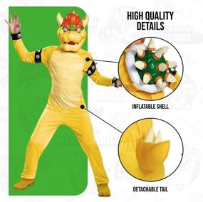 img 1 attached to Bowser Deluxe 👹 Costume (Size M, fits 7-8-year-olds)