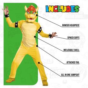 img 2 attached to Bowser Deluxe 👹 Costume (Size M, fits 7-8-year-olds)