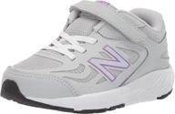 stylish and vibrant: new balance fluorite amethyst carnival girls' shoes logo