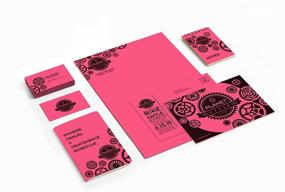 img 1 attached to 🎀 Vibrant Pink Card Stock: Astrobrights, 8-1/2 x 11 Inches, Pack of 250