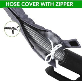 img 3 attached to 🛡️ Protect and Prolong Your Central Vacuum Hose's Lifespan with our Machine Washable Universal Cover - 35-37 ft