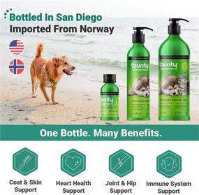 img 3 attached to 🐟 Premium Norwegian Salmon Oil for Dogs & Cats - BPA-Free Aluminum Pump Bottle - Omega 3 & 6 for Healthy Coat - Immune Boost - All Natural - Fish Oil for Pets