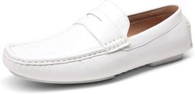 img 4 attached to 👞 VOSTEY Loafers Driving Shoes Penny White Men's Shoes - Stylish and Comfortable Footwear for Every Occasion