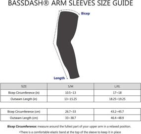 img 1 attached to 👕 BASSDASH Arm Sleeves with UPF 50+ UV Protection for Fishing, Kayaking, Hiking, and Cycling