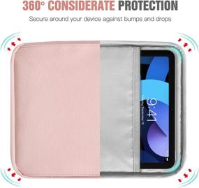 img 1 attached to TiMOVO 9-11 inch Tablet Sleeve Bag Carrying Case - 🎒 iPad Pro 11, iPad Air, Galaxy Tab A, Surface Go 2/1, Pink
