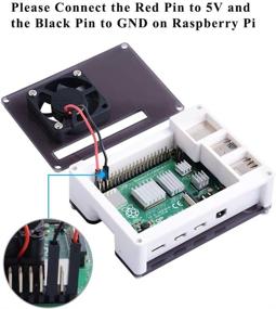 img 3 attached to GeeekPi Raspberry 40X40X10Mm Heatsinks Model