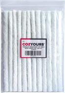 🔥 cozyours 12-pack fiberglass wicks (1/2 х 9.85 inches), replacement wicks for tiki torches logo