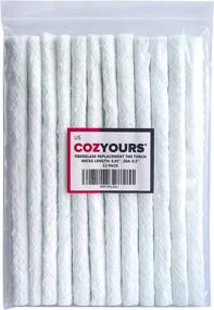 img 4 attached to 🔥 Cozyours 12-Pack Fiberglass Wicks (1/2 х 9.85 Inches), Replacement Wicks for Tiki Torches