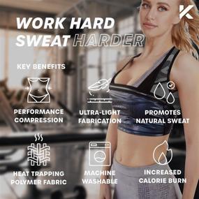 img 2 attached to 💪 Ultimate Women's Workout Tank Top: Sauna Vest Sweat Enhancing Waist Trainer for Body Shaping & Fitness - Gym Slimming Polymer Shirt