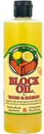 block bros 12oz oil logo