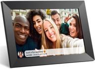 📸 anyuse 10-inch wifi digital picture frame with 16gb, ips hd touch screen, app sharing of photos/videos, auto-rotate, wall mountable, portrait & landscape modes logo