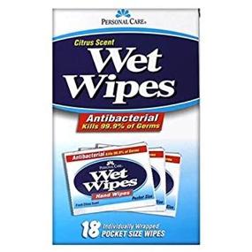 img 1 attached to 🍊 Citrus Wet Wipes - Personal Care Products, 0.23 lb