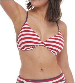 img 3 attached to Flattering and Supportive Body Glove Women's Solo Underwire Bikini Top - D/DD/E/F Cup Swimsuit