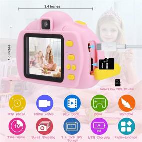 img 1 attached to NICEAO Camera Digital Toddler 📸 Birthday: The Perfect Gift for Little Shutterbugs!