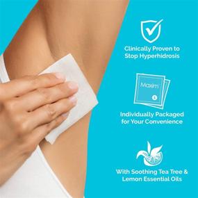 img 3 attached to Maxim Sensitive Antiperspirant Towelette: Effective Hyperhidrosis Treatment for Men and Women (Sensitive 1-Pack)
