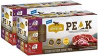 🐶 nutrish peak grain free wet dog food - nutrient dense formula in 3.5 oz tubs by rachael ray logo