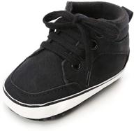 meckior stylish boys' toddler walker sneakers - stepping up with sneakers logo