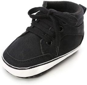 img 4 attached to Meckior Stylish Boys' Toddler Walker Sneakers - Stepping Up with Sneakers