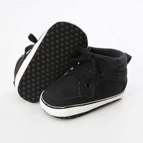 img 2 attached to Meckior Stylish Boys' Toddler Walker Sneakers - Stepping Up with Sneakers