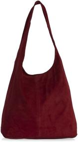 img 4 attached to LiaTalia Italian Leather Shoulder Storage Women's Handbags & Wallets for Hobo Bags