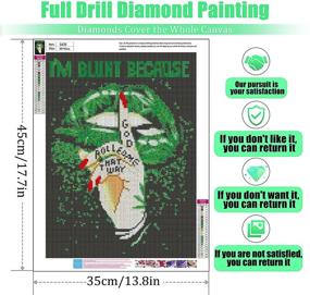 img 3 attached to 💎 Dazzling Diamond Painting Rhinestone Decor: Whispering 13 8X17 7