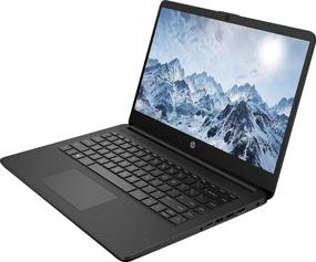 img 2 attached to 💻 HP 14-inch Ultra Light Laptop 2021 | Intel N4020 Processor | 4GB RAM | 128GB Storage (64GB eMMC+64GB Micro SD) | 1 Year Office 365 | Webcam | HDMI | WiFi | USB-A&amp;C | Google Classroom or Zoom Compatible