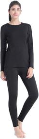 img 4 attached to Subuteay Womens Thermal Underwear Fleece
