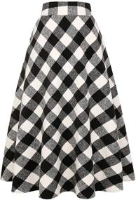 img 4 attached to IDEALSANXUN Womens Winter Skirts Medium