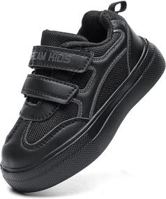 img 4 attached to Running Toddler Lightweight Comfortable Sneakers Girls' Shoes for Athletic