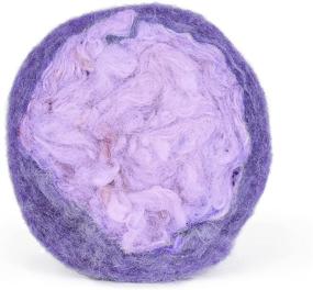 img 1 attached to 🧦 The Purple Lamb Wool Dryer Balls - XL 4 Pack - 100% Organic Fabric Softener - Reduce Drying Time - Anti-Static Laundry Dryer Balls - Handmade in Nepal (No Scent)