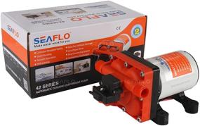 img 1 attached to 💧 SEAFLO 42-Серия насоса с изменяемым потоком воды с диафрагмой - 12В, 3.0 ГПМ, 55 фунтов на квадратный дюйм (Ф.Куб.в час)