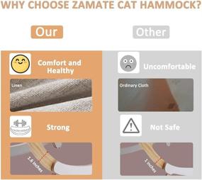 img 2 attached to 🐱 Solid Wood Cat Hammock and Pet Bed – Fancy Kitty Swing with Durable Frame