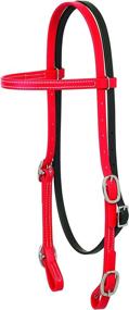 img 1 attached to 🐎 Brahma Webb Browband Headstall by Weaver Leather