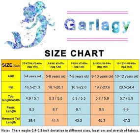 img 3 attached to Купальный костюм IGeeKid Русалка на день рождения