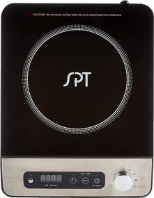img 3 attached to 🔥 SPT SR-1884SS Induction Cooktop: 1650W with Control Knob, Stainless Steel/Black - Efficient and Reliable