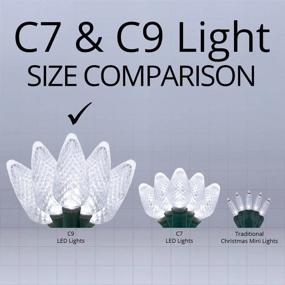 img 2 attached to 🏮 Enhance Your Outdoor String Lights with a Pack of 25 LED C9 Replacement Christmas Light Bulbs