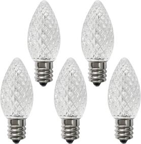 img 4 attached to 🏮 Enhance Your Outdoor String Lights with a Pack of 25 LED C9 Replacement Christmas Light Bulbs